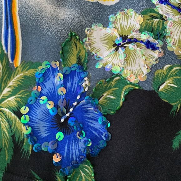 Tropical Print Swimsuit CoverUps size M - Picture 9 of 13